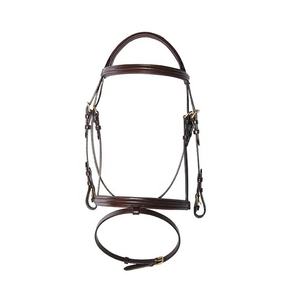 Monturas de estilo occidental con brida de caballo marrón con diseño de charol - Product Image 1