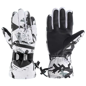Gants de ski et de snowboard imperméables et isolés en cuir pour l'extérieur - Product Image 6