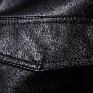 Chaqueta de Cuero de Piel de Vaca de Invierno con Logotipo Personalizado para Hombre, Chaquetas de Alta Calidad Impermeables, Ecológicas, Transpirables, Ligeras y de Secado Rápido - Product Image 5