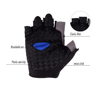 Guantes de Ciclismo de Verano Transpirables de Cuero, Medios Dedos, Impermeables, con Logotipo y Colores Personalizados para Ciclismo de Competición, Gimnasio y Pesca - Product Image 5
