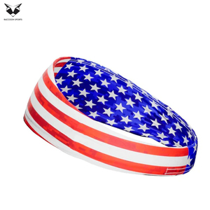 Elastic Workout Premium Quality Non Slip <b>Sport</b> Gym & Running High Stretch Fabric New Trendy Wholesale Rate Baseball <b>Headband</b> - Product Image 4