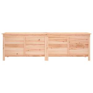 Caja de Almacenamiento Grande para Jardín, Madera de Abeto Natural Sólida - Product Image 4