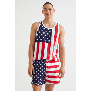 Shorts de bain pour hommes en nylon non tissé respirant, style urbain, séchage rapide, motif uni, meilleur design, vente en gros - Product Image 1