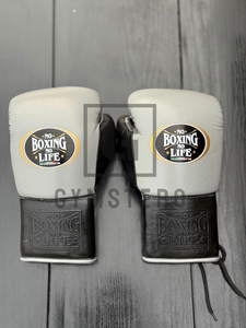 Guantes de Boxeo GYMSTERO No Boxing No Life de Alta Calidad, Cuero Vacuno Genuino, Correa de Muñeca Ajustable con Cierre de Gancho y Bucle, Artes Marciales - Product Image 3