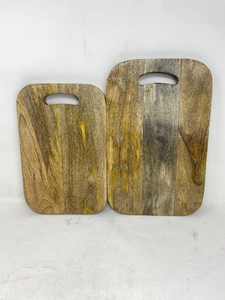 Planche à découper en bois rustique écologique, résistante au lave-vaisselle, pour la cuisine, les restaurants et les hôtels - Vente en gros - Product Image 1