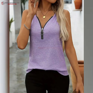 Nouveauté très demandée : Débardeurs de sport pour femmes, tendance, tailles adultes et grandes tailles, en Spandex/Polyester, Denim uni, motif géométrique - Product Image 6