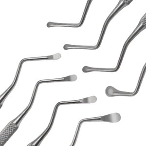 Ensemble de curettes Lucas à double extrémité # 85 # 86 # 87 # 88 Instruments chirurgicaux dentaires manuels en acier inoxydable, outils parodontaux - Product Image 6