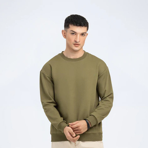 Cotton Luxury Autumn Streetwear <b>Crewneck</b> <b>Sweatshirt</b> with Custom Logo Printing Quick Dry & Breathable for <b>Men</b> - Product Image 6
