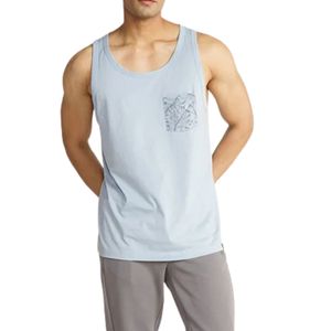 เสื้อกล้ามผู้ชายผ้าฝ้ายแบบมีกระเป๋า  ใส่สบาย ระบายอากาศได้ดี เหมาะสำหรับฤดูร้อน - Product Image 4