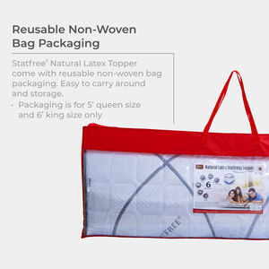 Cubrecolchón de Látex Natural Antiestático Goodnite Malaysia Statfree, Firmeza Extra Suave, Refrigerante, Duradero, Diseño Asiático - Product Image 5