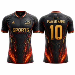 Camiseta de Fútbol en Oferta, Premium, Doble Tejido de Poliéster, Control de Sudor, Ligera, Elástica, Duradera, Excelencia Deportiva - Product Image 1