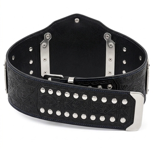 Ceinture de championnat personnalisée, ceinture de récompense avec plaques métalliques de qualité supérieure, design décoratif, sangle réglable, trophée de compétition sportive, OEM - Product Image 6