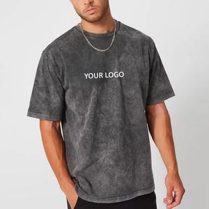 Camisetas Personalizadas de Algodón 100% con Lavado Ácido, Estilo Urbano para Hombre, de Alta Calidad, Vintage, Oversize, Tejido Ecológico y Transpirable - Product Image 3