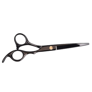 High Manufacturer Customized Logo Stainless Steel Hair Scissors Barber Straight Blade Design with Personalized Logo - Product Image 3