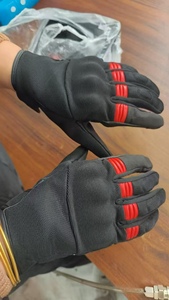 Guantes de Motociclismo de Cuero para Hombre, Protección Completa para los Dedos, Antideslizantes, con Fibra de Carbono, Protección para las Articulaciones, Pantalla Táctil - Product Image 2
