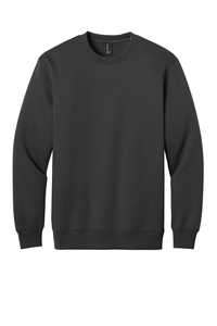 Sweat-shirt à col rond pour homme, 100% coton, couleur unie, coupe classique, pull décontracté, doublure polaire pour l'hiver, anti-rétrécissement - Product Image 5