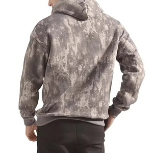 Sweats à capuche délavés pour hommes, hiver, impression numérique, vente en gros, dernier design, vintage, service OEM, respirants - Product Image 5