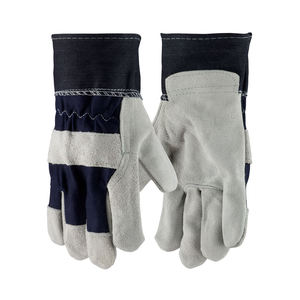 Gants de travail d'hiver en cuir de vachette personnalisés avec logo, résistants à la chaleur, robustes et de protection pour les fêtes (vente en gros) - Product Image 4