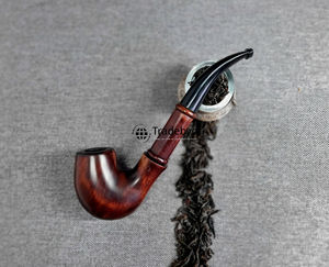 Pipa de Tabaco Hecha a Mano con Madera Natural, Ecológica, Estilo Rústico Moderno, Técnica de Lacado por Tradebyd - Product Image 6