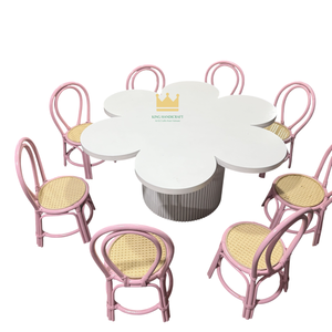 Silla Infantil de Ratán Hecha a Mano de Calidad de Exportación para Eventos, Asiento Infantil de Mimbre Natural Ecológico, Muebles de Decoración para Fiestas - Product Image 3