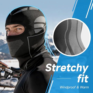 Cagoule de moto personnalisée sans couture, respirante en maille, masque intégral coupe-vent, doublure de casque de motard, bonnet-foulard - Product Image 2