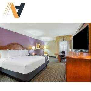 Ensemble de meubles de chambre à coucher modernes OEM ODM en bois dur Ensemble de meubles de chambre de qualité confortable Projet LaQuinta Hôtel contemporain - Product Image 2