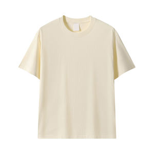 Camiseta Infantil al por Mayor, Unisex, de Manga Corta, Oversize, de Color Sólido, 100% Algodón, 230G, con Logotipo Bordado Personalizado OEM - Product Image 5