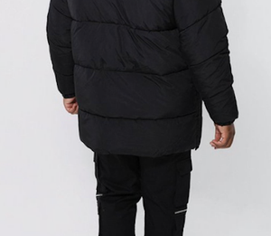 Blouson d'hiver matelassé entièrement personnalisable, tendance, chaud, style streetwear, entièrement zippé, pour hommes, à prix de gros - Product Image 4