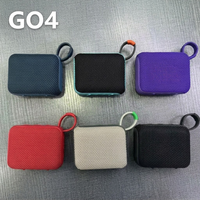 Haut-parleur portable GO4 4ème génération, design brique dorée, basses profondes, étanche IPX4, batterie intégrée pour les voyages et la maison
