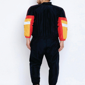 Wind Resistant Lightweight Athletic Two Piece Windbreaker Set Zip Front Jacket with Matching Pants Windbreaker Set - Product Image 5