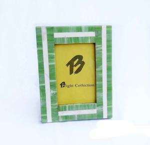 Venta caliente decoración de la boda amor diseño simple marco de fotos rojo y blanco Zigzag diseño marco de fotos canto marco de fotos - Product Image 5