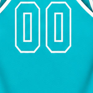 Turquoise <b>White</b> Swim <b>Tank</b> <b>Top</b> Sleeveless Racerback Lightweight Quick Dry Breathable Training Performance Athletic Swimwear - Product Image 6