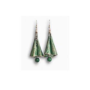 Nouveauté Super Septembre 2026 : Boucles d'oreilles de plage d'été légères, collection automne, bijoux de Chine, boucles d'oreilles à texture petit carré - Product Image 2