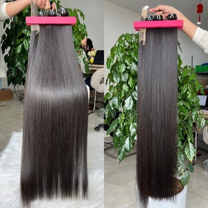 Best Selling 100% Virgin Vietnamese Remy <b>Hair</b> Extensions Bone Straight Cuticle Aligned Raw Wig Unprocessed Single Weft - Product Image 1