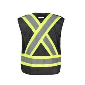 Veste de travail haute visibilité pour hommes, style professionnel, avec logo personnalisé, matière brillante, coupe confortable, prix de gros - Product Image 5