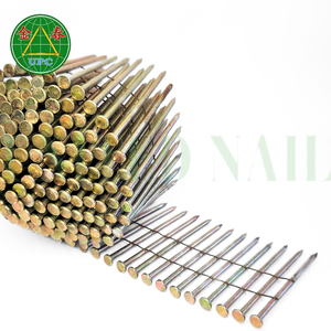 Clavos en rollo galvanizados de 3" x 0.120, 4500 unidades, 15 grados, con vástago liso/roscado, listos para usar en obra, para fabricación de palets y pistola neumática - Product Image 5