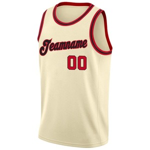 Jersey de Baloncesto Personalizado Rojo y Negro, Cosido, con Impresión Digital Premium, Malla, Uniforme Deportivo Auténtico, Diseño de Logotipo Personalizado - Product Image 2