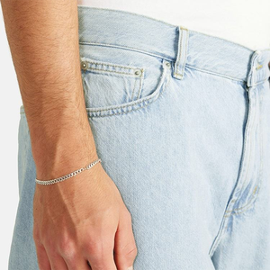 Jeans de Diseñador para Hombre, Corte Holgado, 100% Algodón, Cintura Media, 5 Bolsillos, Pantalones Vaqueros con Logotipo Bordado, Gran Venta - Product Image 6