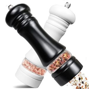 Peugeot Wooden Salt & <b>Pepper</b> Mills Manual Adjustable Rotary <b>Grinders</b> Natural and Black Finish - Product Image 4