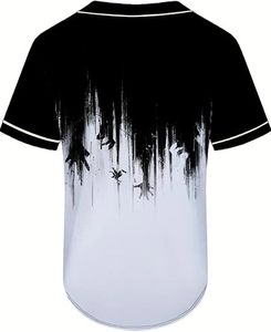 เสื้อเบสบอลคอวีแบบสวม คอวี ทรงพอดีตัว  ย้อมสีแบบซับลิเมชั่น น้ำหนักเบา ชุดทีม ระบายอากาศได้ดี สินค้าอเมริกาและยุโรป ตามเทรนด์ตลาด - Product Image 2