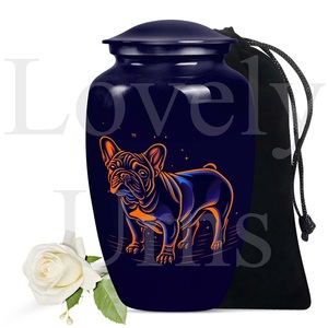 Urna artística para cremación de Bulldog Francés, urnas decorativas para cenizas de mascotas, recuerdo conmemorativo, regalo de recuerdo para mascotas - Product Image 2