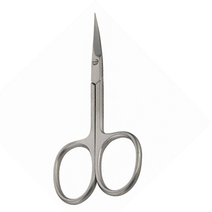 Tijeras para Cutículas de 3.5 Pulgadas con Punta Curva en Forma de Flecha, Anillo Grande, Acero Inoxidable, Herramienta Profesional para Manicura - Product Image 2