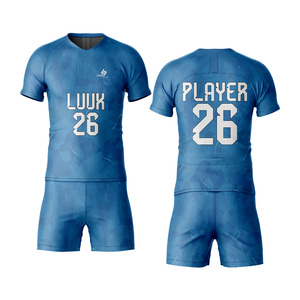 Ensemble d'uniformes de football personnalisés OEM ODM, maillot et short de football, vêtements de sport d'équipe, séchage rapide, fabricant en gros - Product Image 3