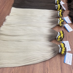 สินค้าใหม่ ต่อผมแบบเป็นมัด ผมเวียดนามแท้ ไม่พันกัน ไม่หลุดร่วง สีตามสั่ง พร้อมส่ง ขายส่ง - Product Image 1