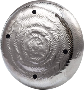 Plato Decorativo de Metal Plateado de Diseño Moderno y Lujoso para Mesa de Comedor y Centro de Mesa, Hecho en India a Precio de Mayoreo - Product Image 2