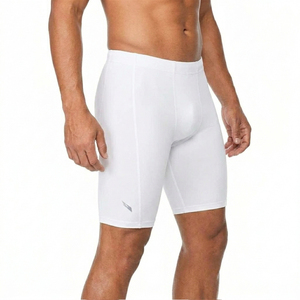 <b>Athletic</b> Compression Shorts Mens Gym Workout Tights Pocket Performance Base Layer Shorts Breathable Run Fitness Sport Shorts - Product Image 2