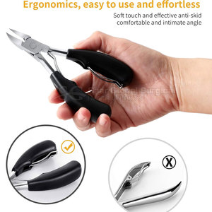 Coupe-ongles professionnel léger, à ouverture large et courbée, performance de coupe précise, manipulation fluide, fabrication de qualité - Product Image 5