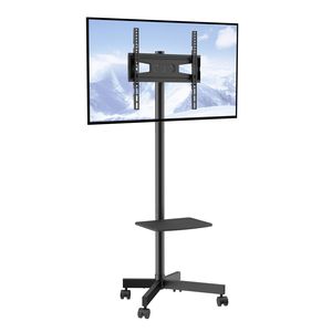 Supporto TV Portatile con Ruote, Altezza Regolabile, Carrello Audio-V per TV da 23 a 60 Pollici - Product Image 1