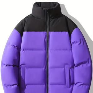 Best Selling Custom Waterproof Leather Winter Puffer <b>Jacket</b> for <b>Men</b> New Arrival Fur Decoration Plus Size-OEM Service Available - Product Image 4