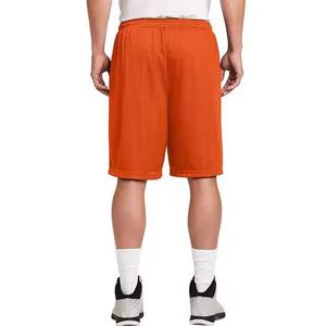 Shorts Bermuda en maille noire unie pour homme, taille mi-haute élastique, séchage rapide, décontracté, sport - Product Image 5